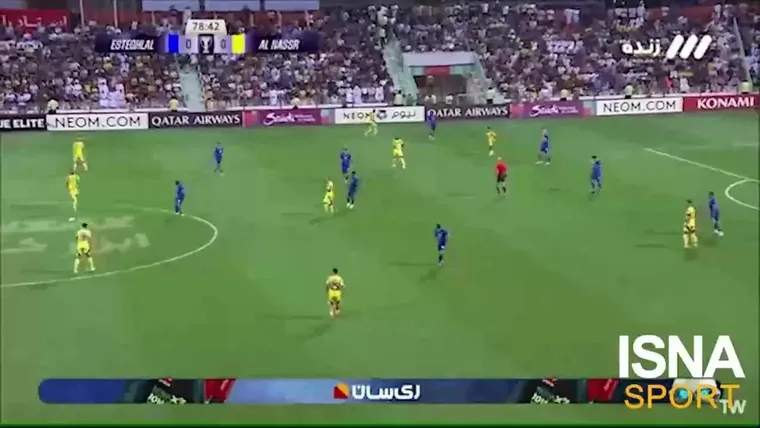 خلاصه بازی استقلال صفر - النصر یک