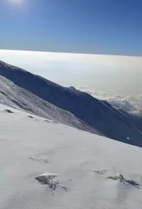 فیلم تهران زیر دود و آلودگی / چشم‌انداز از توچال