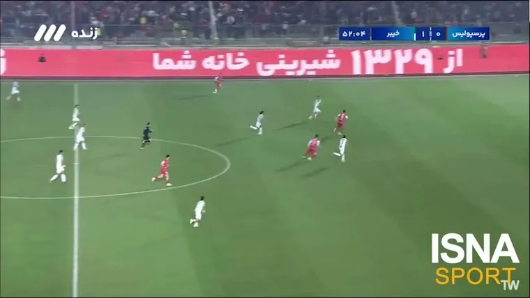 خلاصه بازی پرسپولیس ۲ - خیبر خرم آباد ۱