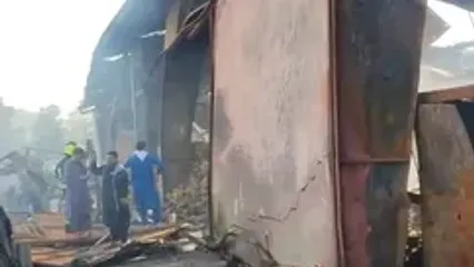 فیلم گمرک هرات بعد از آتش سوزی