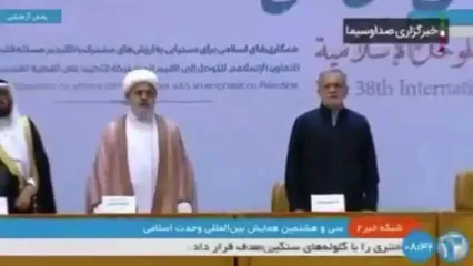 بی‌احترامی عجیب نماینده طالبان به سرود ملی ایران!