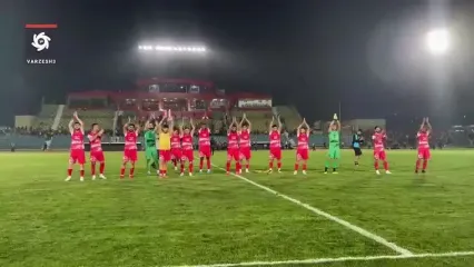 جشن بازیکنان و هواداران پرسپولیس پس از پیروزی