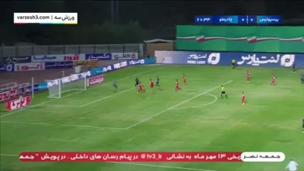 خلاصه بازی پرسپولیس ۱ - چادرملو ۰