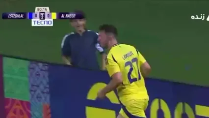 گل اول النصر به استقلال توسط لاپورت