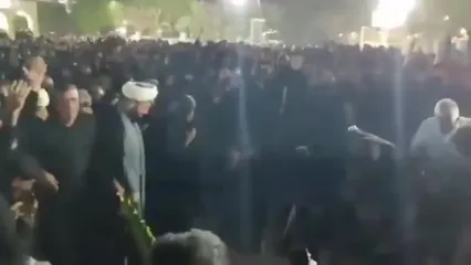 فیلم پدر خانواده کشته شدگان لارستان تشییع جنازه امروز