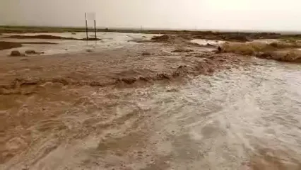 سیلاب بردسکن را در بر گرفت؛ هشدار به مردم و مسافران