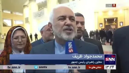 ظریف: فشار حداکثری ترامپ غنی سازی ایران را به ۶۰ درصد رساند /خودش باید چرتکه بیندازد!