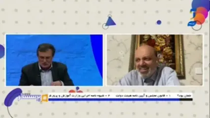 جدال لفظی مجری تلویزیون و نماینده مجلس سر حقوق فرهنگیان