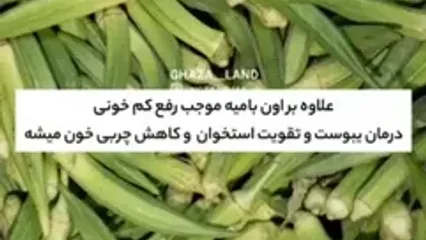 خواص معجزه آسای بامیه که نمی دانید!