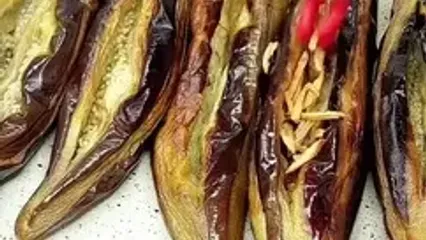 طرز تهیه کشک بادمجان به روش شکم پر