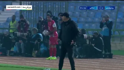 خلاصه بازی پرسپولیس 0 - نساجی مازندران 1