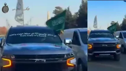 تصاویر قدرت نمایی تحریرالشام مقابل سفارت ایران!