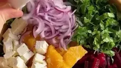 طرز تهیه سالاد زمستانی روکولا فوری و خوشمزه