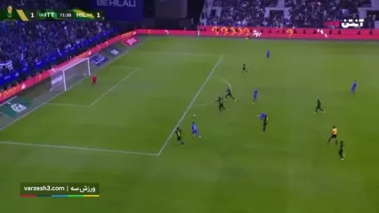 فرصت طلبی الدوساری؛ گل اول الهلال به الاتحاد