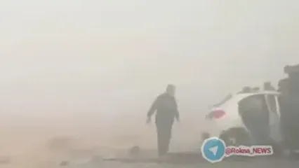 فیلم حادثه مرگبار در محور هفتکل -اهواز / 3مصدوم و یک جان باخته