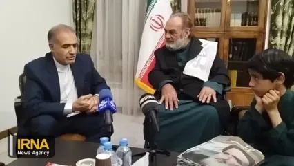 پیرمرد شجاع ایرانی از سوریه به مسکو منقل شد ی که از او وایرال شد