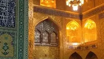 بارش تگرگ در حرم امام رضا(ع)