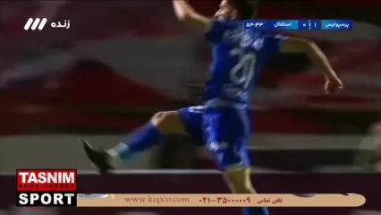 گل اول استقلال به پرسپولیس توسط علیرضا کوشکی 55