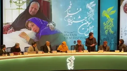 حضور مهاجرانی سخنگوی دولت پزشکیان در جشنواره فجر خاتی و صدایم کن دا تماشا کرد