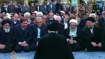 گفت‌وگوی صمیمی رهبر انقلاب در جمع مسئولان