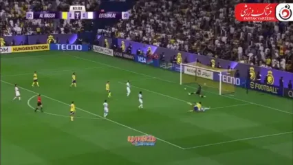 گل سوم النصر عربستان به استقلال توسط دوران