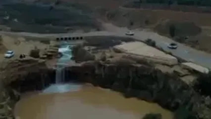 فیلم آبشار زیبای شول در دشتستان بوشهر