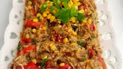 طرز تهیه سالاد بادمجان کبابی به روش آشپز ترکی