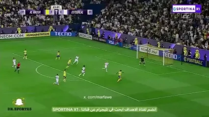 ویدیو: گل سوم النصر به استقلال با گزارش عربی