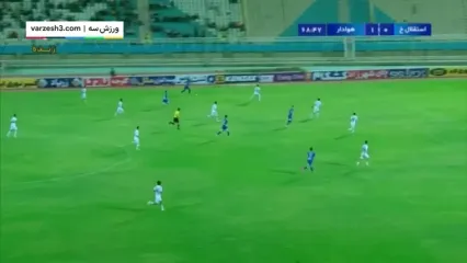 خلاصه بازی استقلال خوزستان و هوادار تهران 22 فروردین 1404