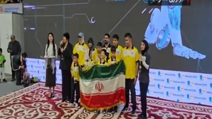 نایب قهرمانی نماینده رباتیک ایران در مسابقات قزاقستان