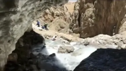 تونل برفی ازنا شگفتی طبیعت در قلب اشترانکوه