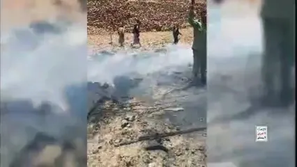 ببینید؛ تصاویری از لاشه پهپاد آمریکایی MQ-۹