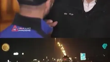 قلدربازی راننده مست درمقابل پلیس راهور!