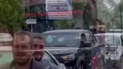 همدردی کامیون داران مریوان با غم مردم بندرعباس و کامیونداران حادثه دیده