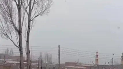 فیلم بارش برف در سلماس