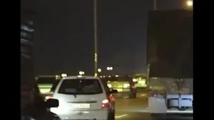رانندگی دیوانه‌وار راننده مست با پراید!