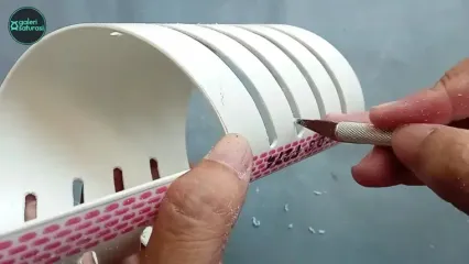 ساخت یک چراغ تزئینی ال ای دی با استفاده از لوله پی وی سی