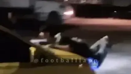 فیلم حمله شوکه کننده هواداران استقلال به خودروی رافائل سیلوا!
