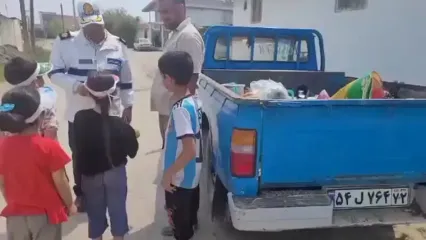 توقیف خودروی وانت که بر خلاف عرف اقدام به سوار کردن مسافر کرده بود / در مازندران رخ داد!