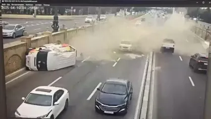 پرواز یک خودرو در باکو؛ آذربایجان!