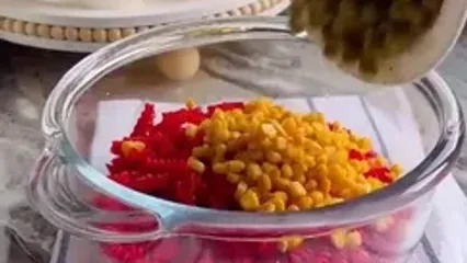 سالاد خیلی خوشمزه و شیک‌ برای میز مهمانی و تولد