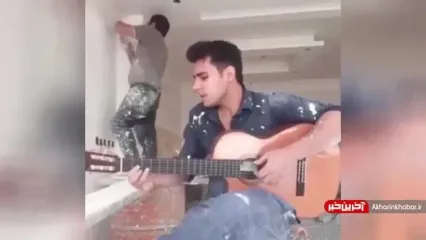 صدای جاویی پسر گچکار خوش صدا و حنجره طلا با خوانندگی آهنگ رضا بهرام | دلداده توام زویای هر شبی...