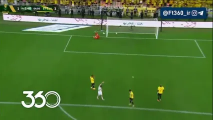 الاتحاد 1- الشباب 1 / دیوید دقیقه 64