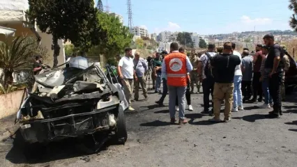 حمله پهپادی اسرائیل به یک خودرو در لبنان