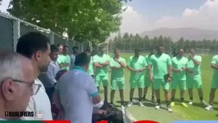 سخنرانی قلعه نویی برای بازیکنان تیم ملی: وظیفه داریم دل ملت را شاد کنیم