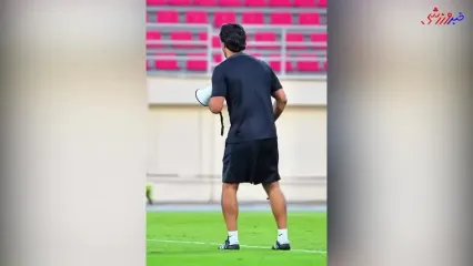 حرکت عجیب فرهاد مجیدی در تمرین البطائح