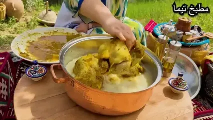 پخت غذای سنتی در مراکش: تجربه‌ای خاص از آشپزی در طبیعت