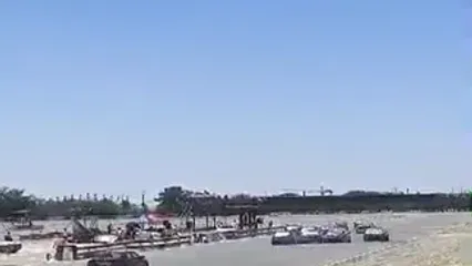 جان باختن عکاس ورزشی در پیست آزادی؛ حادثه در جریان رقابت‌های اتومبیل‌رانی+لحظه برخورد دلخراش