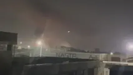 لحظه انفجار در شهر «راولپندی» در مجاورت اسلام‌آباد در پی حمله هوایی هند