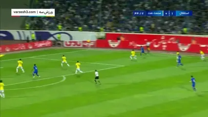 خلاصه بازی استقلال و صنعت نفت آبادان 3 خرداد 1404